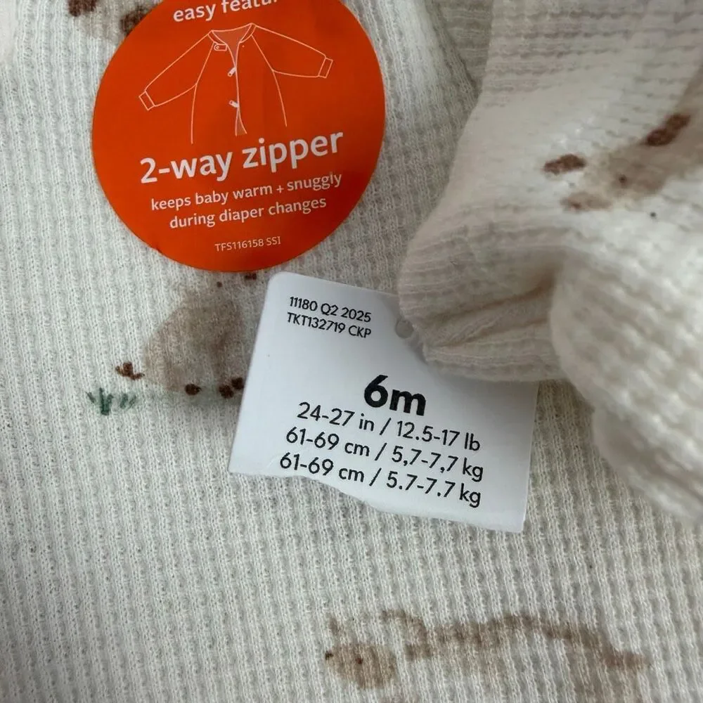Carters Huggies Members Mark 6 month sleepers bundle of 5